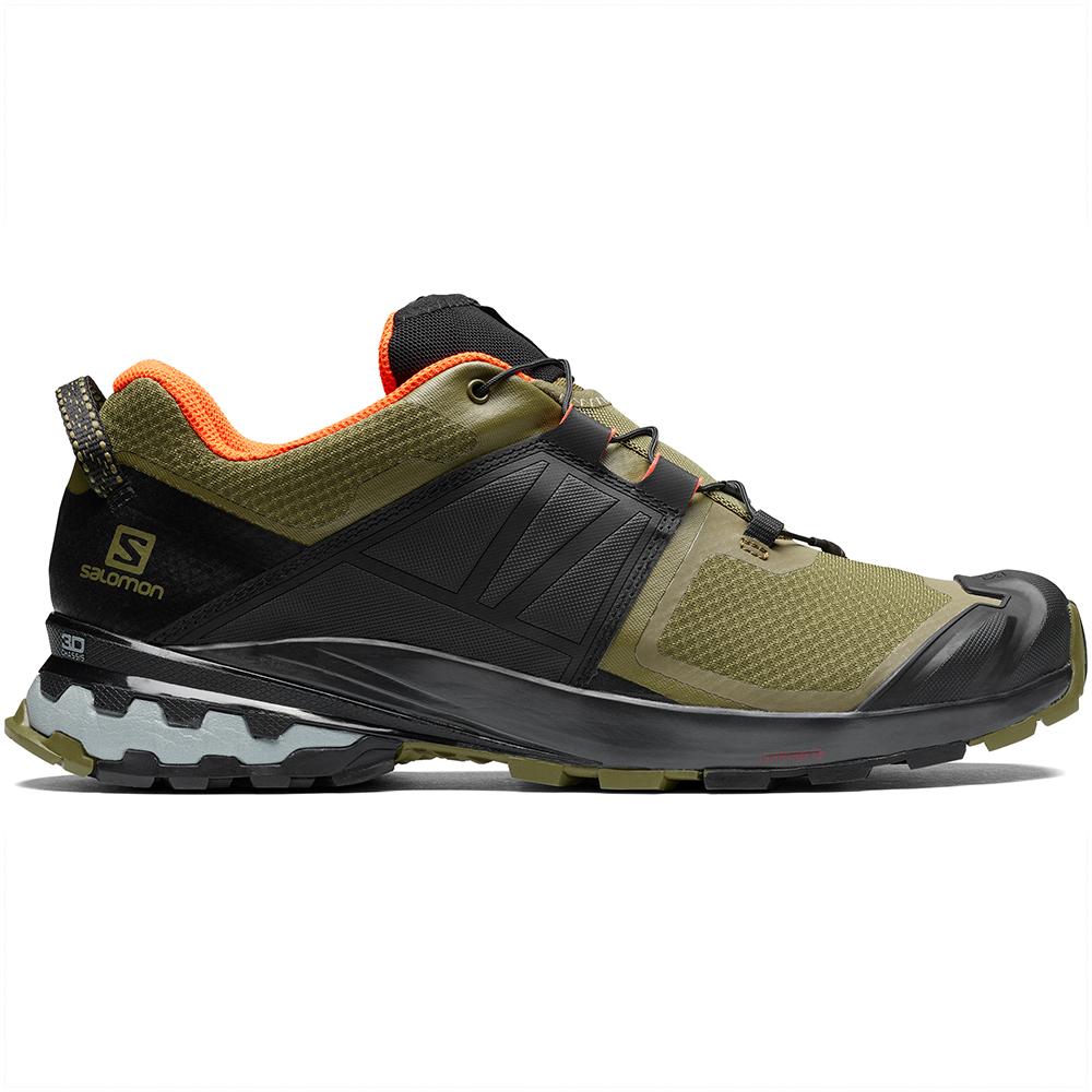 Chaussures De Trail Running Salomon Homme Vert Olive - Salomon XA WILD - France (8396-CZVMW)